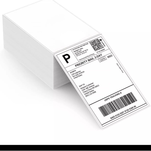 500 4x6 Thermal Shipping Labels Foldable. Condition is New. Shipped with USPS - Picture 1 of 2